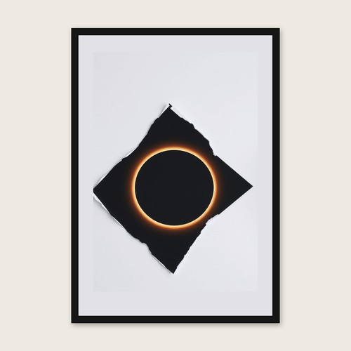 Framed collage print - print, the